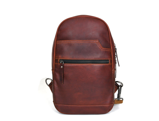 Leather Mini Backpack - Multicolor