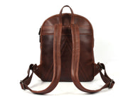 Velour Finish Leather Backpack – Soft Touch Luxury