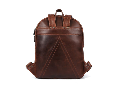 Velour Leather Backpack