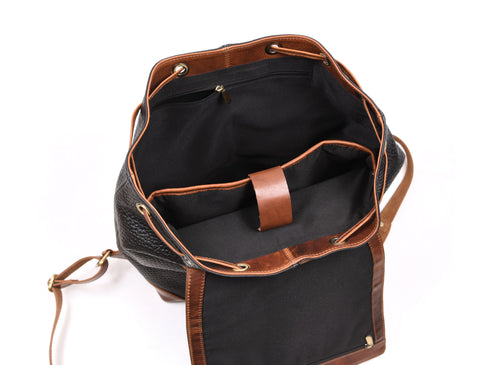 Leather Multipocket Backpack