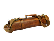Top Grain Leather Knife Roll – 10 Slot Chef Tool Wrap