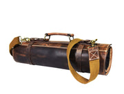 Top Grain Leather Knife Roll – 8 Slot Travel Case