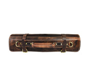 Top Grain Leather Knife Roll – 8 Slot Travel Case
