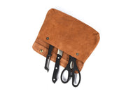 Tan Leather Knife Roll – Handcrafted in Top Grain Leather