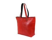 Full Grain Leather Tote Bag – Red