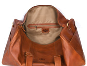 The Classic Vintage Tan Leather Duffle Bag – Timeless Craftsmanship for Modern Journeys
