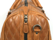 Cabrini 20-Inch Quilted Leather Duffle Bag – Luxury Weekender & Travel Bag for Men and Women ✨ Storytelling Product Description