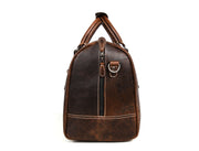 Taranto Leather Weekender Bag  - Cedar