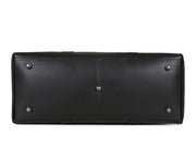 Full Grain Leather Overnight Combo – Raven Black