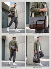 Heritage Leather Messenger Bag – Complete Product Details