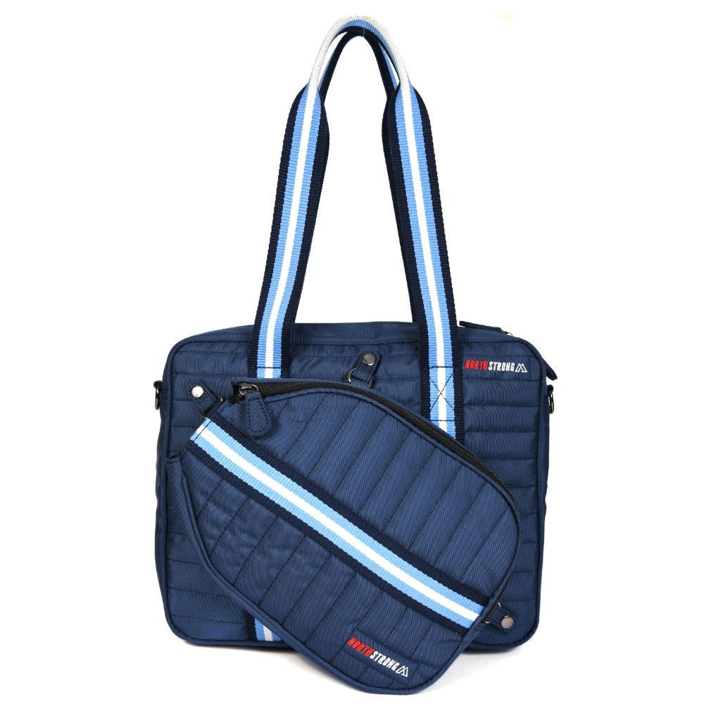 North Strong Split Pro Tetron Pickleball Bag With USB Charging Port Blue