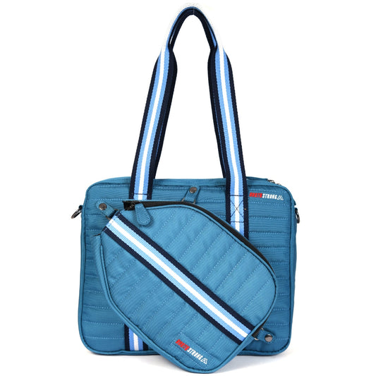 North Strong Split Pro Tetron Pickleball Bag With USB Charging Port Sky Blue