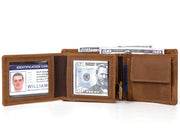 Cabrini Men's Classic Trifold Wallet – Brown