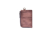 The Urban Edge Zippered Leather ID Card Holder