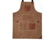 Turin Waxed Canvas Apron – Tawny Brown