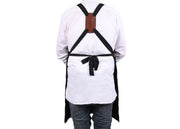 Serena Suede Apron – Raven Black