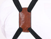 Serena Suede Apron – Raven Black