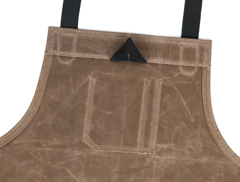 Turin Waxed Canvas Apron - Olive