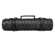 Arctic Blade Quilted Leather Knife Roll - Black - Cabrini - Elegance Perfected
