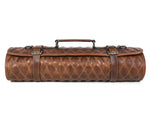 Arctic Blade Quilted Leather Knife Roll - Sienna - Cabrini - Elegance Perfected