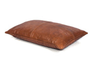 Arizona Leather Pillow Cover - Brown - Cabrini - Elegance Perfected