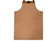 Arucas Suede Apron - Caramel Brown - Cabrini - Elegance Perfected