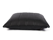 Baltimore Leather Pillow Cover Raven Black - Cabrini - Elegance Perfected