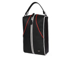 Black Leather Shoe Case – Travel Essential - Cabrini - Elegance Perfected
