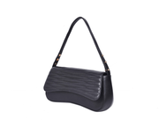 Black Quilted Shoulder Bag – Elegant Women’s Evening & Daily Carry Handbag - Cabrini - Elegance Perfected