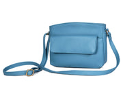Blue Haze Handbag – Artisanal Top Grain Leather Elegance - Cabrini - Elegance Perfected
