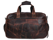 Brooks Upcycled Leather Duffle Bag – Walnut - Cabrini - Elegance Perfected