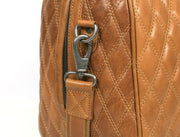 Cabrini 20 - Inch Quilted Leather Duffle Bag – Luxury Weekender & Travel Bag for Men and Women ✨ Storytelling Product Description - Cabrini - Elegance Perfected