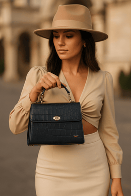 CABRINI Classic Crossbody – Minimal Chic in Leather - Cabrini - Elegance Perfected