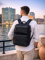 Cabrini Executive Tech - Ready Laptop Backpack – Black - Cabrini - Elegance Perfected