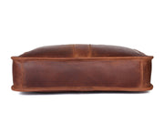 Cabrini Full - Grain Leather Messenger Bag – Fits 15.6
