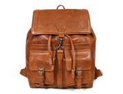 Cabrini Heritage Leather Backpack – Vintage Tan - Cabrini - Elegance Perfected
