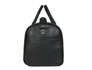 CABRINI Monaco Duffel – Black Travel Bag with Heritage Stripes - Cabrini - Elegance Perfected