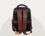 Cabrini Morano – Premium Full - Grain Brown Leather Laptop Backpack - Cabrini - Elegance Perfected