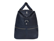 Cabrini Navy Blue Leather Duffle Bag – Spacious & Travel - Ready - Cabrini - Elegance Perfected