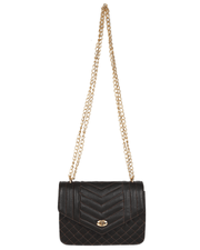 CABRINI Noir – Classic Black Quilted Shoulder Bag - Cabrini - Elegance Perfected