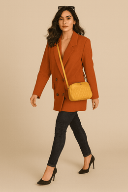 CABRINI Quilted Leather Crossbody - Cabrini - Elegance Perfected