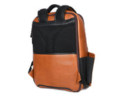 Cabrini Urban Explorer Leather Backpack – Brown Black - Cabrini - Elegance Perfected