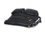 CABRINI Versa – Structured Black Multi - Pocket Shoulder Bag - Cabrini - Elegance Perfected