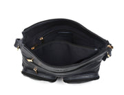 CABRINI Versa – Structured Black Multi - Pocket Shoulder Bag - Cabrini - Elegance Perfected