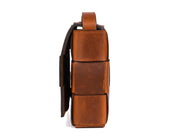 Chic Woven Crossbody Bag – Handwoven Top Grain Leather - Cabrini - Elegance Perfected