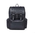 Classic Black Leather Backpack – Full Grain Edition - Cabrini - Elegance Perfected