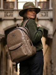 Classic Leather Backpack for Men & Women - Cabrini - Elegance Perfected