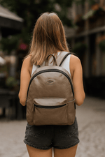 Classic Leather Backpack for Men & Women - Cabrini - Elegance Perfected