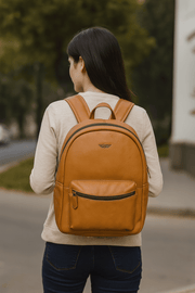 Classic Leather Backpack for Men & Women - Cabrini - Elegance Perfected
