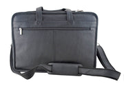 Classic Leather Briefcase – Top Grain Office Portfolio Bag - Cabrini - Elegance Perfected
